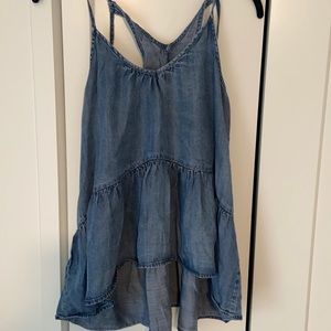 Denim top - evereve
